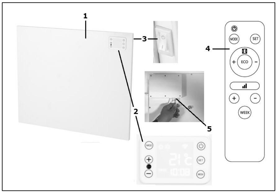 Eurom Mon Soleil DSP 400 - Descriere - 1