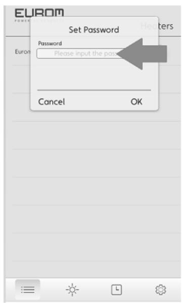 Set Password Password Please input the password Cancel OK