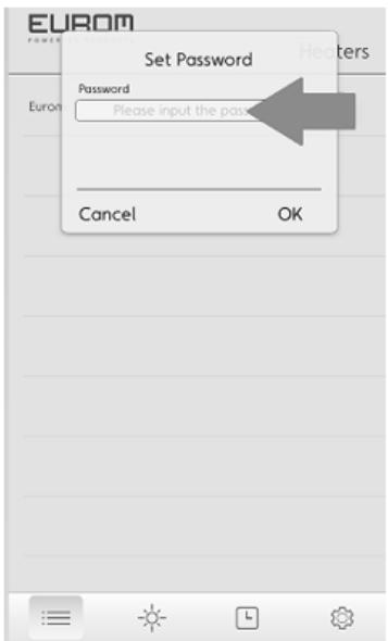 Set Password Password Please input the password Cancel OK