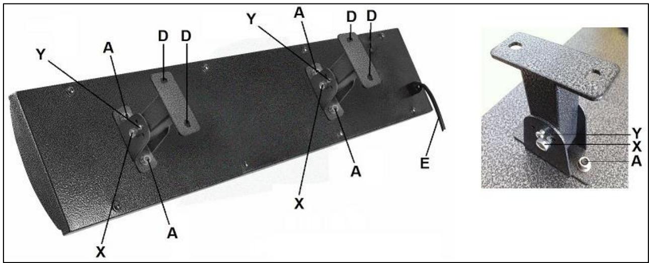 Eurom Outdoor Heatpanel 1500 RC - Upevnění - 1