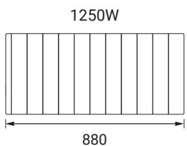1250W 880