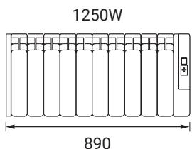 1250W 890