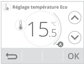 SUPRA FR9005060B GALBEO WI CONTROL - RÉGLAGE DES TEMPÉRATURES DE CONSIGNE - 4