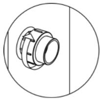 Pure mechanical component diagram without any text, numbers, or symbols