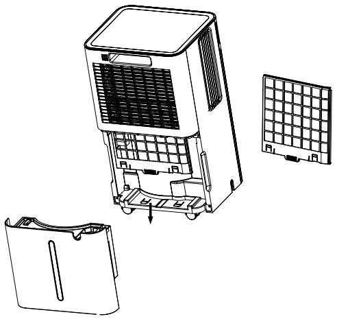 MILL MDH12 - DE LUCHTFILTER REINIGEN (om de twee weken) - 1