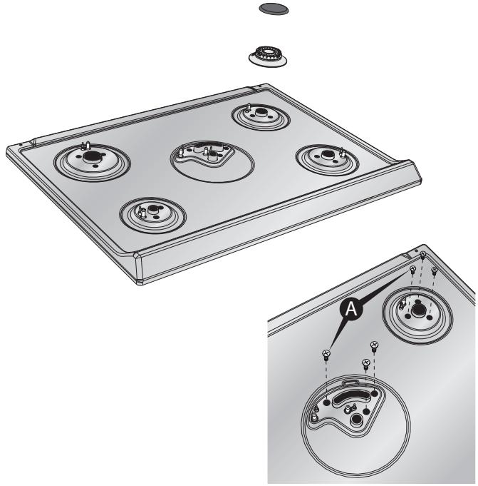 SMEG SR775AX - Tason irrottaminen - 1