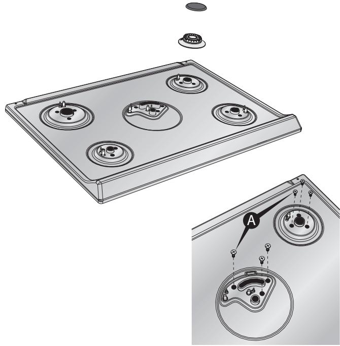 SMEG SR775AX - Avlägsna täckplåten - 1