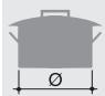 SMEG SR775AX - Диаметр посуды - 1