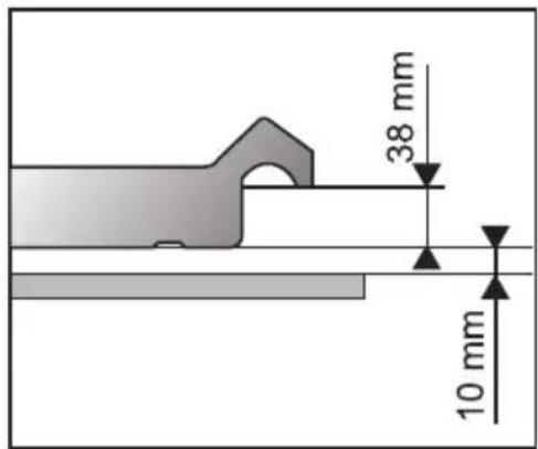 38 mm 10 mm