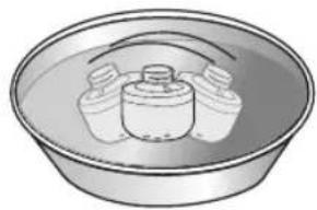 Illustration of a bowl containing a container with two handles, no text or symbols present.