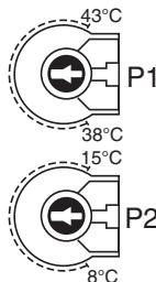 DELTA DORE 620 BT - Réglage des températures - 1