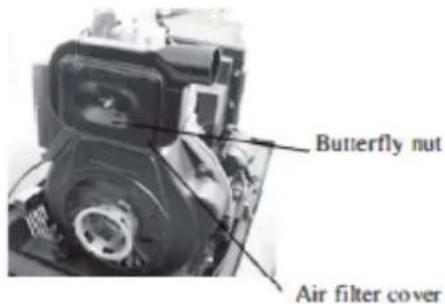 Butterfly nut Air filter cover