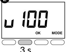 u 100 OK MODE 3 s