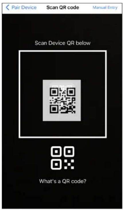 Scan Device QR code Scan Device QR below What's a QR code?