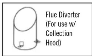 Flue Diverter (For use w/ Collection Hood)