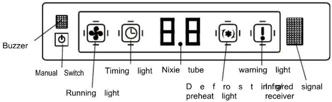 Buzzer Manual Switch Running light Timing light Nixie tube D e f ro s t in nfr gred signal preheat light receiver