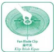 Fan Blade Clip 扇叶夹 Klip Bilah Kipas