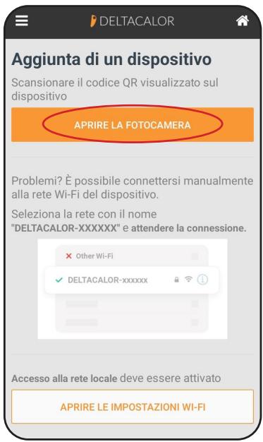 DELTACALOR DOLCE WIFI - CONFIGURAZIONE CON CODICE QR - 1