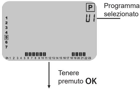 DELTACALOR RIGHT ELECTRIC - Programmi utente (modificabili): - 2
