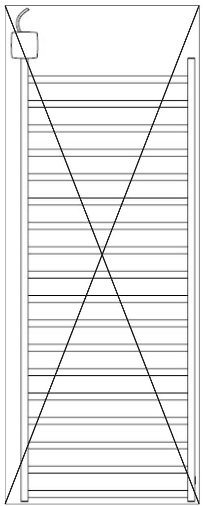 Pure architectural line drawing of a vertical structure with horizontal beams and diagonal lines, no text or symbols present.