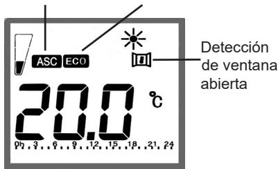 ASC ECO 20.0 °C Detección de ventana abierta