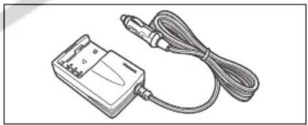 Line drawing of a handheld electronic device with a coiled cable (no text or symbols visible)