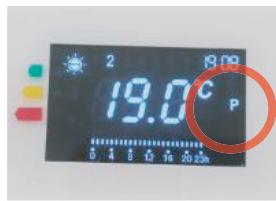 2 19.00 19.0°C P 0 4 8 6 16 20 24m