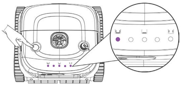 Edenea CF350CL - INSTÄLLA RENGÖRINGSLÄGE - 1