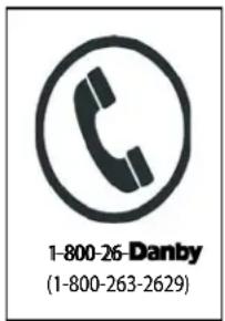 1-800-26 Danby (1-800-263-2629)