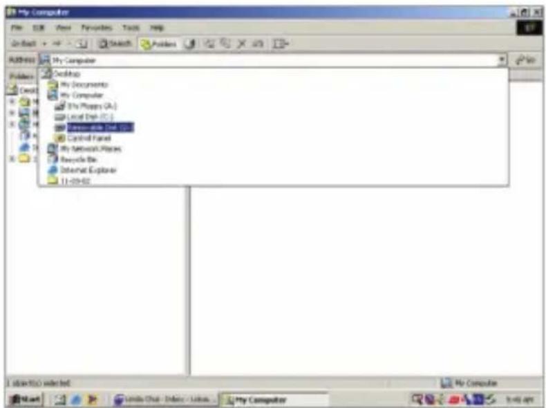 My Computer File Edit View Favorites Tools Help On Back Search Problems Address My Computer Desktop My Documents My Computer This Project (A:) Local Shop (L:) External Link Capital Panel My Network Places Recycle Bin Internet Explorer 11-09-02 I follow this selected. Start < img src="box1.png" < img…