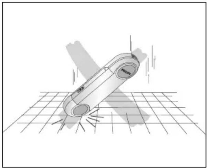 Technical illustration of a mechanical component with motion lines and grid background (no text or symbols)