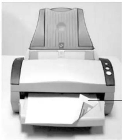 Exterior view of a printer with paper feed and paper sheet (no visible text or symbols)