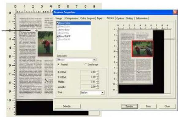 Summary Properties Image | Complementation | Color Dropout | Paper | Preview | Options | Settings | Information ■ Image Color ■ Image Color ■ ImageBy ■ ImageBy ■ ImageByW ■ ImageByW Size Area: [Size] ■ Portrait Landrange X-Offset: 2.40 Y-Offset: 1.99 Width: 2.91 Length: 2.99 Unit: inches 10 11 Defen…