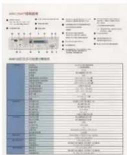 Scanned document page with Chinese text, tables, and a grid of labeled sections, likely a form or report.