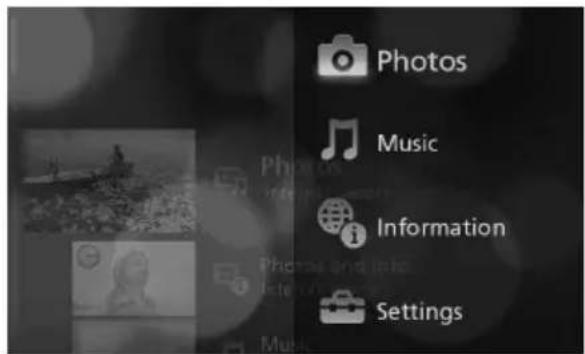 Photos Music Information Settings