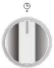 Simple circular diagram with a vertical bar and a small circle above it (no text or symbols)
