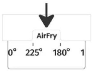 AirFry 0° 225° 180° 1