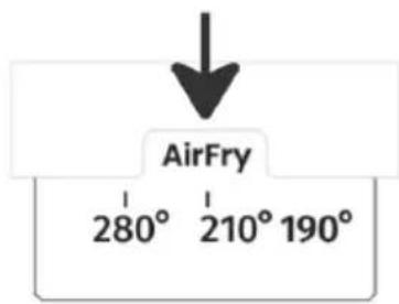 AirFry 280° 210° 190°