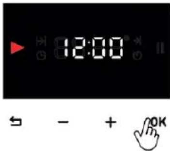 12:00 ← - + OK