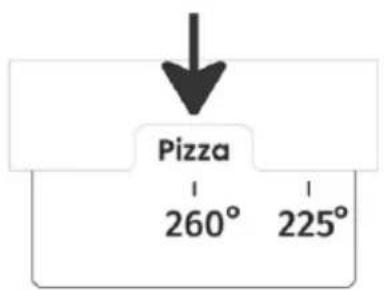 Pizza 260° 225°