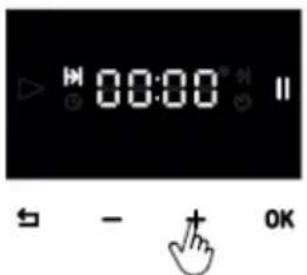 00:00"↑ ← - ↑ OK