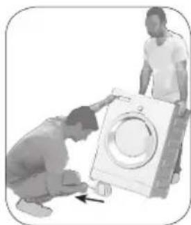 BEKO WCV 6611 BW - Retirar o reforço da embalagem - 1