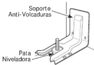 Soporte Anti-Volcaduras Pata Niveladora