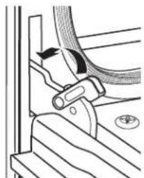 Technical line drawing of a mechanical assembly with no visible text or symbols