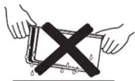 Illustration of two hands holding a rectangular object with a black X mark, no text or symbols present
