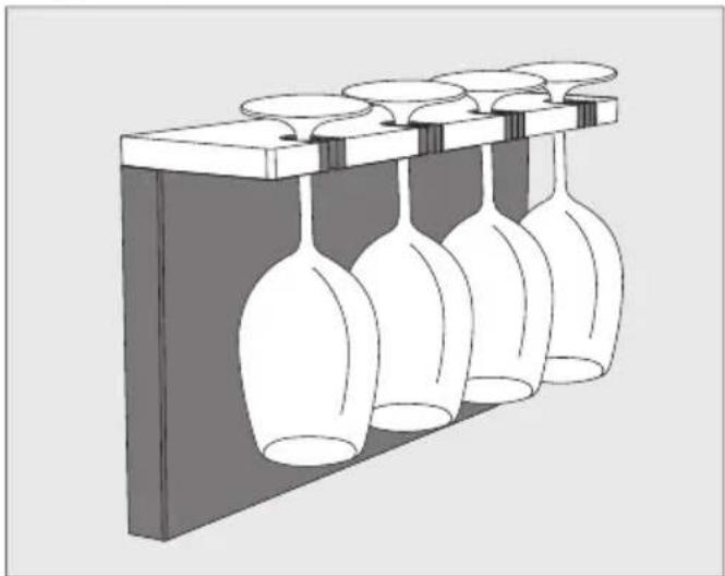 MIELE KWT 4999 F - Support pour verres - 1