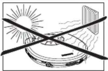 Simple line drawing of a sun and wind patterns with no text or symbols