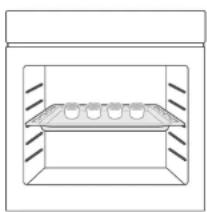 Simple line drawing of a laboratory storage unit with two trays and a top container (no text or symbols)