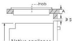 Cookology BOFA65SS - Cupboard Diagram (Ground Cupboard) - 4