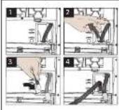 BEKO BMT83EW - Connecting the water drainage hose - 1